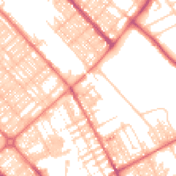 Daytime road noise heatmap for LA14 1AH