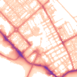 Daytime road noise heatmap for LA14 1DB