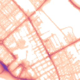Daytime road noise heatmap for LA14 1DP