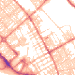 Daytime road noise heatmap for LA14 1DR