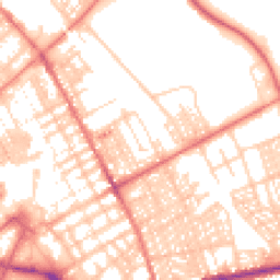 Daytime road noise heatmap for LA14 1FE