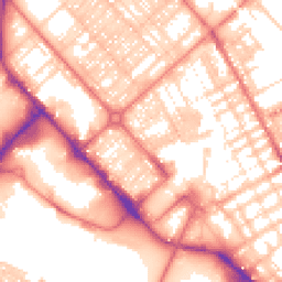 Daytime road noise heatmap for LA14 1RD