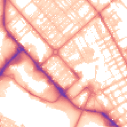 Daytime road noise heatmap for LA14 1RH