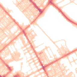 Daytime road noise heatmap for LA14 1TD