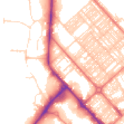 Daytime road noise heatmap for LA14 1UY