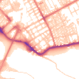 Daytime road noise heatmap for LA14 2JE