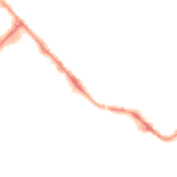 Night-time road noise heatmap for LA14 2LN