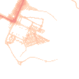 Daytime road noise heatmap for LA14 2SZ