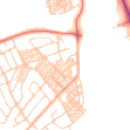 Daytime road noise heatmap for LA14 3BW