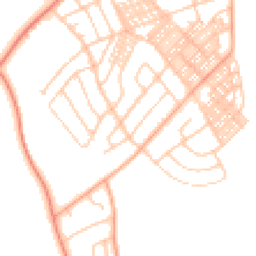 Daytime road noise heatmap for LA14 3DF
