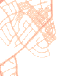 Daytime road noise heatmap for LA14 3EP