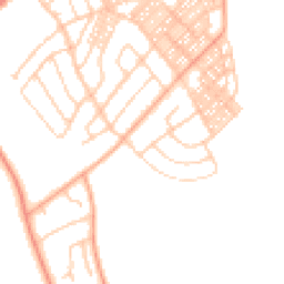 Daytime road noise heatmap for LA14 3EX