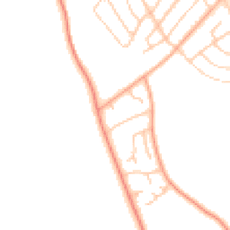 Daytime road noise heatmap for LA14 3HP