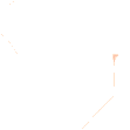 Night-time road noise heatmap for LA14 3JE