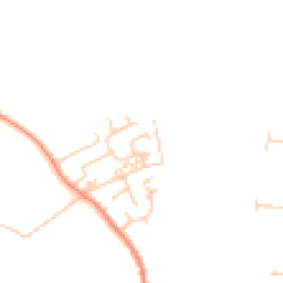 Daytime road noise heatmap for LA14 3SN