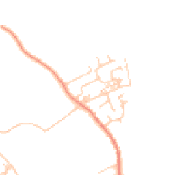 Daytime road noise heatmap for LA14 3TA