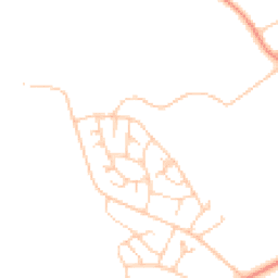 Daytime road noise heatmap for LA14 3XE
