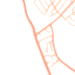 Daytime road noise heatmap for LA14 3YE