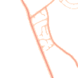 Daytime road noise heatmap for LA14 3YF