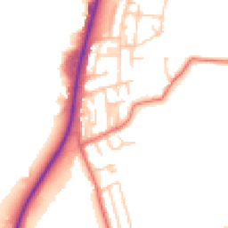 Daytime road noise heatmap for LA14 4AN