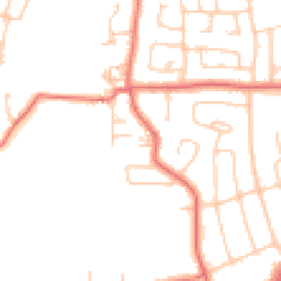 Daytime road noise heatmap for LA14 4HP