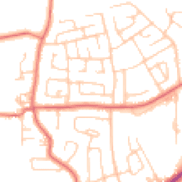 Daytime road noise heatmap for LA14 4NL