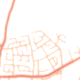 Daytime road noise heatmap for LA14 4PT