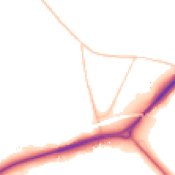 Daytime road noise heatmap for LA14 4QW
