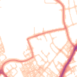 Daytime road noise heatmap for LA14 5BX