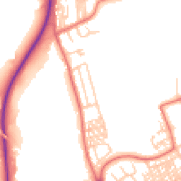 Daytime road noise heatmap for LA14 5ED
