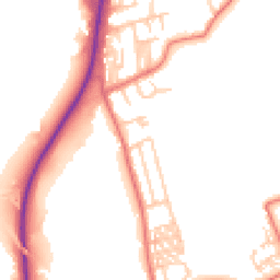 Daytime road noise heatmap for LA14 5EP