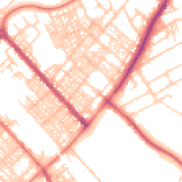 Daytime road noise heatmap for LA14 5HP