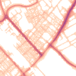 Daytime road noise heatmap for LA14 5JL