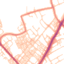 Daytime road noise heatmap for LA14 5NB