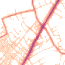 Daytime road noise heatmap for LA14 5PH
