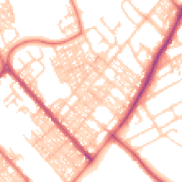 Daytime road noise heatmap for LA14 5QL