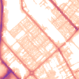 Daytime road noise heatmap for LA14 5RL