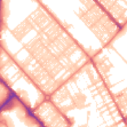 Daytime road noise heatmap for LA14 5SL