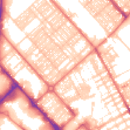 Daytime road noise heatmap for LA14 5ST