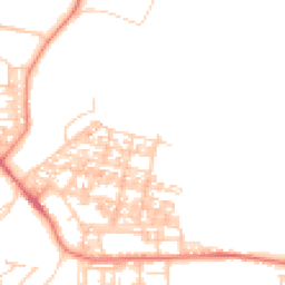 Daytime road noise heatmap for LA18 4AZ