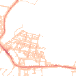 Daytime road noise heatmap for LA18 4BA
