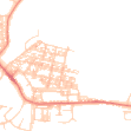 Daytime road noise heatmap for LA18 4BB