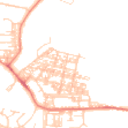 Daytime road noise heatmap for LA18 4BG