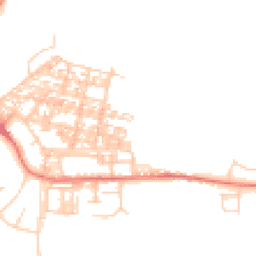 Daytime road noise heatmap for LA18 4BJ