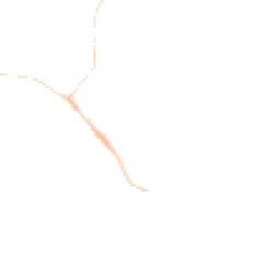 Night-time road noise heatmap for LA18 4BZ