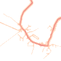 Daytime road noise heatmap for LA18 4HH