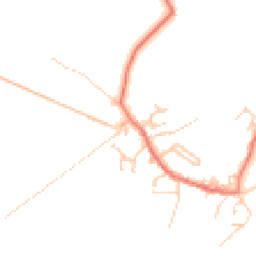 Daytime road noise heatmap for LA18 4HL