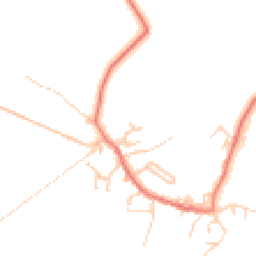 Daytime road noise heatmap for LA18 4HQ