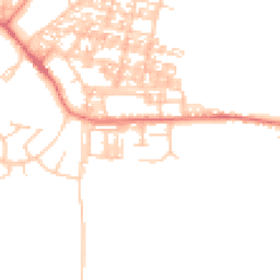 Daytime road noise heatmap for LA18 4JH