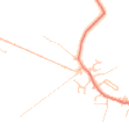 Daytime road noise heatmap for LA18 4LY